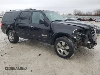 2007 Ford Expedition EL Limited with VIN 1FMFK20537LA02132, listed as a Copart auction lot 47261015 with 174,407 mi miles and Clean Title. Bid and sale history available at carsss.com. Image 4.
