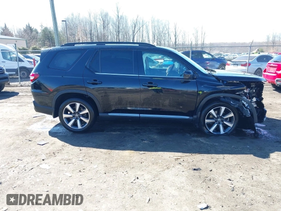 2023 Honda Pilot Elite with VIN 5FNYG1H80PB017732, listed as a IAAI auction lot 41643842 with 26,420 mi miles. Bid and sale history available at carsss.com. Image 13.