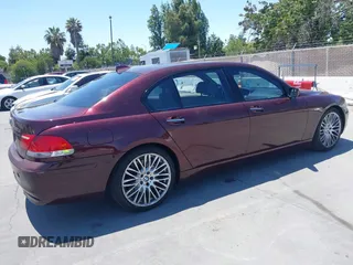 2007 BMW 7 Series 750Li with VIN WBAHN83527DT77312, listed as a IAAI auction lot 42571093 with 136,164 mi miles and . Bid and sale history available at DreamBid. Image 4.
