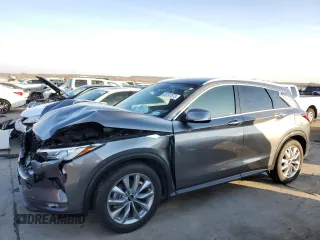 2020 Infiniti QX50 LUXE with VIN 3PCAJ5M18LF102797, listed as a Copart auction lot 35797573 with 25,104 mi miles. Bid and sale history available at carsss.com. Image 1.