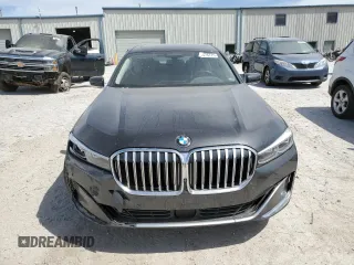 2020 BMW 7 Series 750i xDrive with VIN WBA7U2C03LGM27370, listed as a Copart auction lot 56576775 with Not provided miles and Salvage title. Bid and sale history available at DreamBid. Image 5.