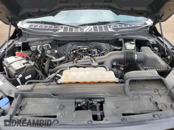 2022 Ford F-150 XL with VIN 1FTEW1EP2NFB90727, listed as a Copart auction lot 59269875 with 45,401 mi miles and Salvage title. Bid and sale history available at DreamBid. Image 11.