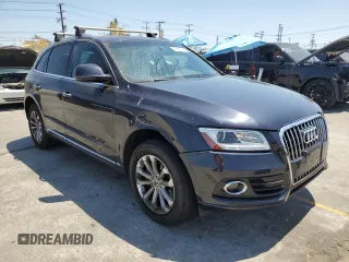 2015 Audi Q5 Premium Plus with VIN WA1LFAFP9FA066937, listed as a Copart auction lot 56523795 with 64,090 mi miles and Salvage title. Bid and sale history available at DreamBid. Image 4.