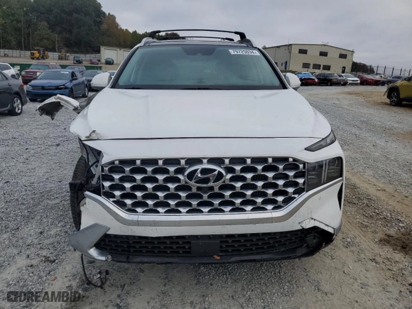 2021 Hyundai Santa Fe Hybrid Limited with VIN KM8S5DA13MU010444, listed as a Copart auction lot 79725034 with 43,578 mi miles and Salvage Title. Bid and sale history available at carsss.com. Image 5.