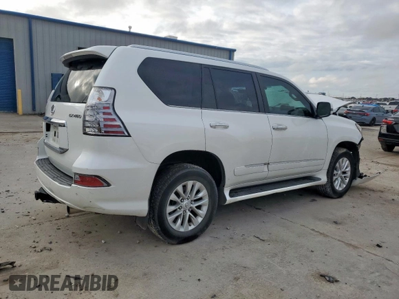 2015 Lexus GX 460 with VIN JTJBM7FX1F5113412, listed as a Copart auction lot 58821855 with 155,511 mi miles and Salvage title. Bid and sale history available at DreamBid. Image 3.