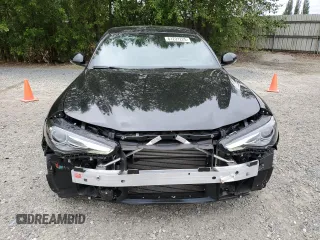 2023 Alfa Romeo Giulia Veloce with VIN ZARFANBN1P7669866, listed as a Copart auction lot 61231225 with 12,021 mi miles and Salvage title. Bid and sale history available at DreamBid. Image 5.