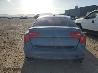 2013 Audi S6 Prestige with VIN WAUF2AFC4DN138318, listed as a Copart auction lot 52051465 with 0 mi miles and Salvage Title. Bid and sale history available at carsss.com. Image 6.