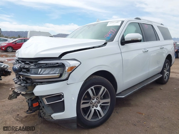 2023 Ford Expedition Max Limited with VIN 1FMJK2A80PEA55829, listed as a IAAI auction lot 41813484 with 50,772 mi miles. Bid and sale history available at carsss.com. Image 21.