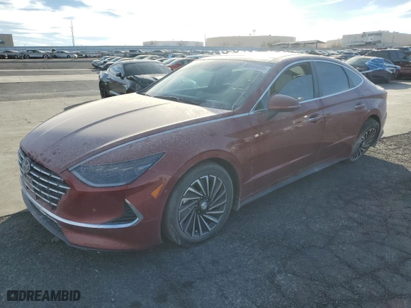 2023 Hyundai Sonata Hybrid Limited with VIN KMHL54JJ0PA078890, listed as a Copart auction lot 88066685 with 9,711 mi miles and Salvage Title. Bid and sale history available at carsss.com. Image 1.