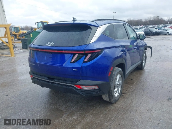 2022 Hyundai Tucson SEL with VIN 5NMJBCAE6NH041282, listed as a IAAI auction lot 41704362 with 29,661 mi miles. Bid and sale history available at carsss.com. Image 4.