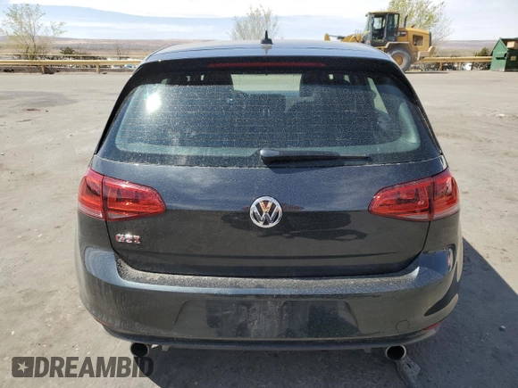 2016 Volkswagen Golf GTI SE w/Performance Pkg with VIN 3VW547AU6GM023243, listed as a Copart auction lot 49800175 with 25,159 mi miles and Salvage Title. Bid and sale history available at carsss.com. Image 6.