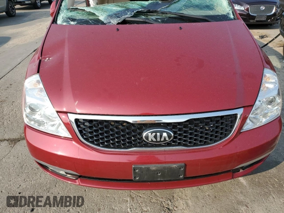 2014 Kia Sedona EX with VIN KNDMH4C74E6579346, listed as a Copart auction lot 64007164 with 0 mi miles and Salvage Title. Bid and sale history available at carsss.com. Image 13.