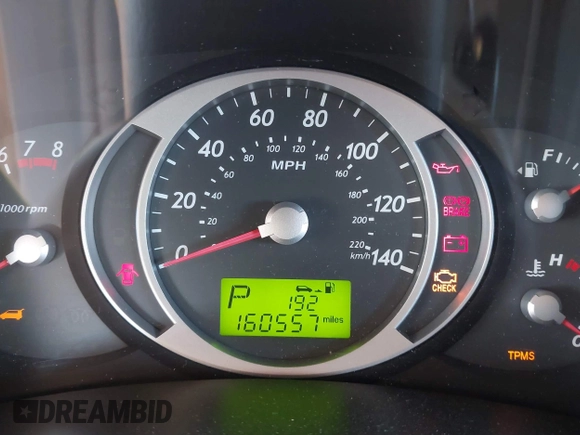 2006 Hyundai Tucson GLS with VIN KM8JN12D16U332117, listed as a IAAI auction lot 41831236 with 160,557 mi miles. Bid and sale history available at carsss.com. Image 7.