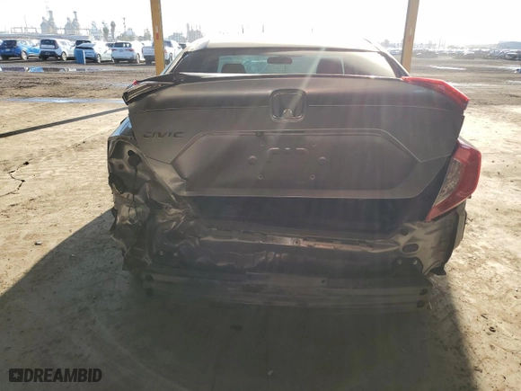 2019 Honda Civic Sedan LX with VIN 19XFC2F65KE042215, listed as a Copart auction lot 48461255 with 240,061 mi miles and Salvage Title. Bid and sale history available at carsss.com. Image 6.