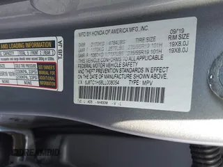 2020 Acura RDX Technology z VIN 5J8TC1H58LL008054, wystawiony jako IAAI lot #41336305 z przebiegiem 42 341 mil mil oraz . Historia ofert i sprzedaży dostępna na DreamBid. Obrazek 9.