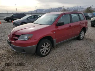 2003 Mitsubishi Outlander LS with VIN JA4LZ31G33U050589, listed as a Copart auction lot 81844274 with 122,619 mi miles and Salvage Title. Bid and sale history available at carsss.com. Image 1.