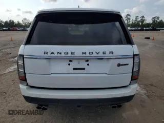 2016 Land Rover Range Rover with VIN SALGW3EF7GA296739, listed as a Copart auction lot 77678794 with 58,193 mi miles and Salvage title. Bid and sale history available at DreamBid. Image 6.