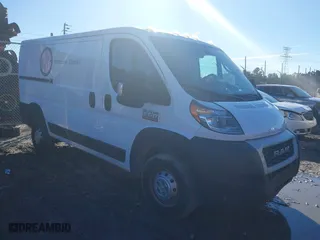 2022 Ram ProMaster Cargo Van with VIN 3C6LRVAG8NE124566, listed as a IAAI auction lot 41328160 with 46,550 mi miles. Bid and sale history available at carsss.com. Image 1.