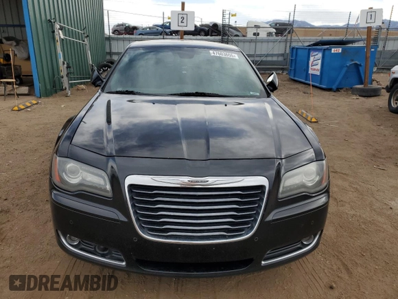 2013 Chrysler 300 with VIN 2C3CCAGG5DH703709, listed as a Copart auction lot 47603655 with 134,636 mi miles and Salvage Title. Bid and sale history available at carsss.com. Image 5.