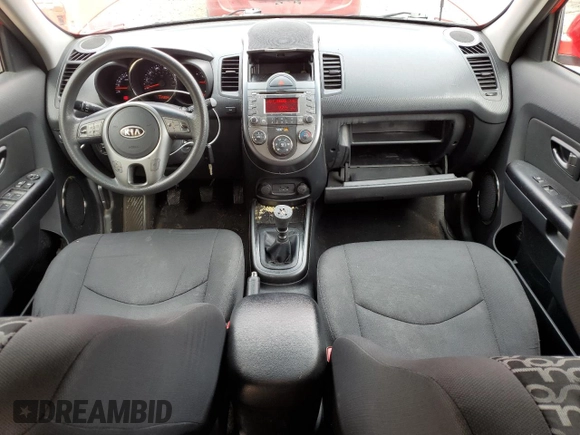 2011 Kia Soul + with VIN KNDJT2A25B7343825, listed as a Copart auction lot 52168345 with 117,204 mi miles and Salvage Title. Bid and sale history available at carsss.com. Image 8.