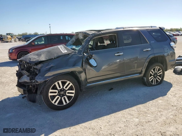 2016 Toyota 4Runner SR5 with VIN JTEZU5JR6G5145624, listed as a Copart auction lot 46433255 with 161,455 mi miles and Salvage Title. Bid and sale history available at carsss.com. Image 1.