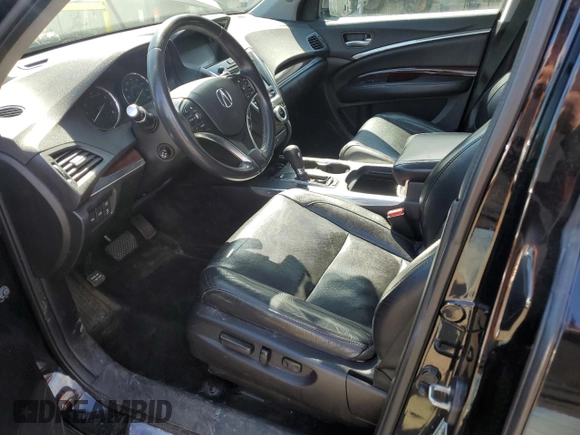 2014 Acura MDX Advance with VIN 5FRYD4H83EB041321, listed as a Copart auction lot 53057295 with Not Provided miles and Salvage Title. Bid and sale history available at DreamBid. Image 7.