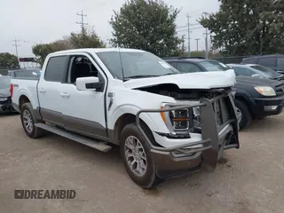 2022 Ford F-150 XL with VIN 1FTFW1E81NFA79695, listed as a IAAI auction lot 41430759 with 48,507 mi miles. Bid and sale history available at carsss.com. Image 1.