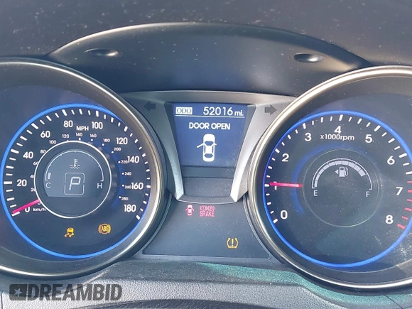 2013 Hyundai Genesis Coupe Grand Touring with VIN KMHHU6KJ5DU092555, listed as a IAAI auction lot 41959840 with 52,016 mi miles and . Bid and sale history available at DreamBid. Image 7.
