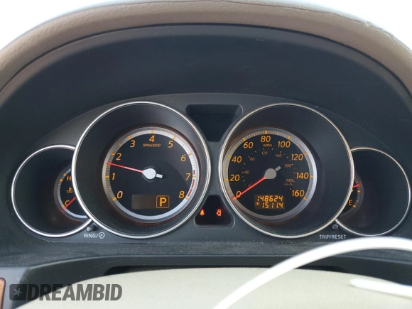 2007 Infiniti M x with VIN JNKAY01F67M453489, listed as a Copart auction lot 74777194 with 148,624 mi miles and Salvage Title. Bid and sale history available at DreamBid. Image 9.