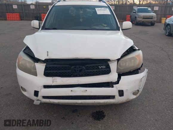 2006 Toyota RAV4 Sport with VIN JTMBK32VX66005712, listed as a IAAI auction lot 41025837 with 220,861 mi miles. Bid and sale history available at carsss.com. Image 6.