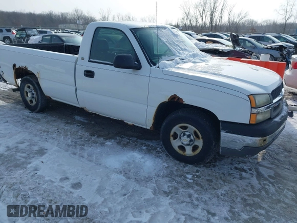 2004 Chevrolet Silverado 1500 Work Truck with VIN 1GCEC14X44Z236873, listed as a IAAI auction lot 41373750 with 95,355 mi miles. Bid and sale history available at carsss.com. Image 1.