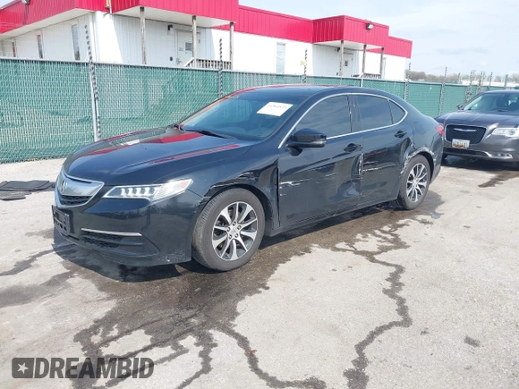 2016 Acura TLX with VIN 19UUB1F34GA006764, listed as a IAAI auction lot 41964533 with 144,292 mi miles. Bid and sale history available at carsss.com. Image 2.