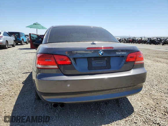 2008 BMW 3 Series 328i with VIN WBAWR335X8P153171, listed as a Copart auction lot 61267515 with 143,095 mi miles and Salvage title. Bid and sale history available at DreamBid. Image 6.