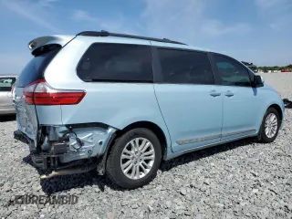 2015 Toyota Sienna XLE with VIN 5TDYK3DC5FS591662, listed as a Copart auction lot 53437195 with 169,247 mi miles and Salvage Title. Bid and sale history available at carsss.com. Image 3.
