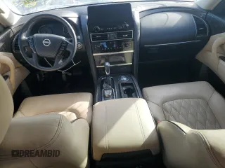 2021 Nissan Armada Platinum with VIN JN8AY2CC3M9147997, listed as a Copart auction lot 76510284 with 61,104 mi miles and Non Repairable. Bid and sale history available at carsss.com. Image 8.