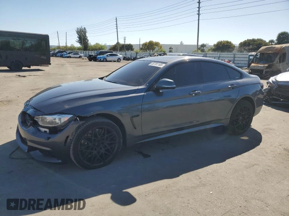 2015 BMW 4 Series 435i xDrive with VIN WBA4B3C55FD670422, listed as a Copart auction lot 45791165 with 95,786 mi miles and Non Repairable. Bid and sale history available at DreamBid. Image 1.