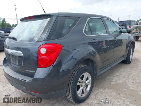 2011 Chevrolet Equinox LS with VIN 2GNALBECXB1256249, listed as a IAAI auction lot 42127528 with 52,401 mi miles and . Bid and sale history available at DreamBid. Image 4.