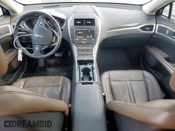 2014 Lincoln MKZ with VIN 3LN6L2GK4ER811632, listed as a Copart auction lot 59675525 with 143,230 mi miles and Salvage title. Bid and sale history available at DreamBid. Image 8.