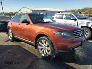 2006 Infiniti FX35 with VIN JNRAS08WX6X205462, listed as a Copart auction lot 75067994 with 139,231 mi miles and Salvage Title. Bid and sale history available at carsss.com. Image 4.