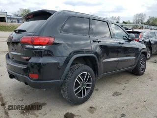 2021 Jeep Grand Cherokee Trailhawk with VIN 1C4RJFLG7MC599693, listed as a Copart auction lot 52863525 with 95,289 mi miles and Salvage Title. Bid and sale history available at carsss.com. Image 3.