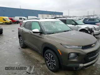 2021 Chevrolet TrailBlazer ACTIV with VIN KL79MSSL3MB131963, listed as a Copart auction lot 43930955 with 42,689 mi miles and Non Repairable. Bid and sale history available at DreamBid. Image 12.