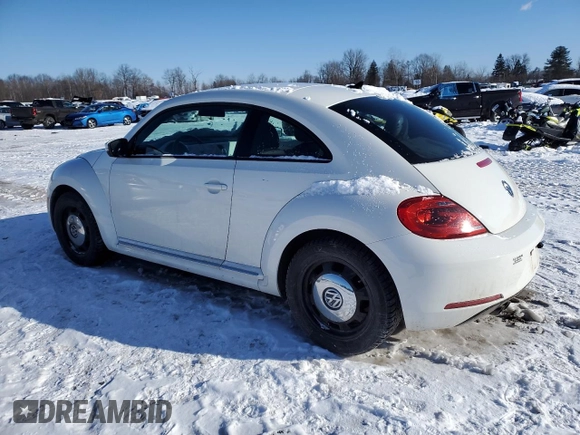 2014 Volkswagen Beetle with VIN 3VWHX7AT1EM617442, listed as a Copart auction lot 89093225 with 74,146 mi miles and Salvage Title. Bid and sale history available at DreamBid. Image 2.