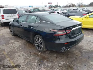 2019 Nissan Maxima SR with VIN 1N4AA6AV7KC367807, listed as a IAAI auction lot 41283258 with 142,969 mi miles. Bid and sale history available at carsss.com. Image 3.