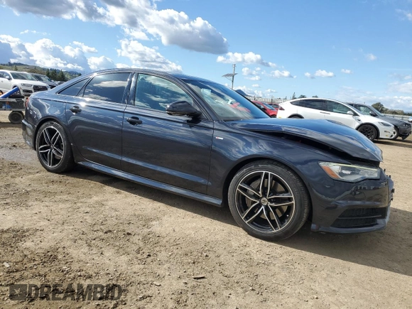 2016 Audi A6 2.0T Premium with VIN WAUFFAFCXGN185930, listed as a Copart auction lot 47794515 with 83,334 mi miles and Salvage Title. Bid and sale history available at carsss.com. Image 4.