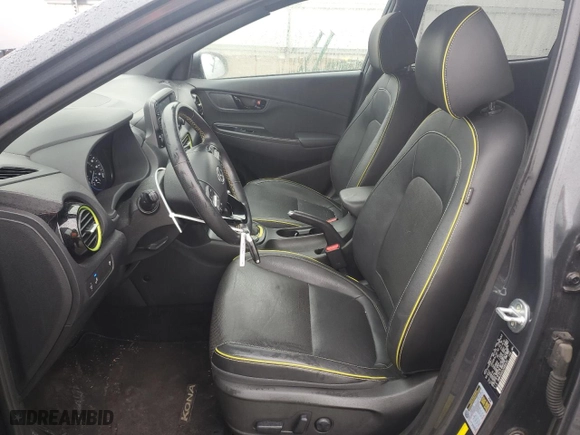 2018 Hyundai Kona Limited with VIN KM8K3CA52JU065191, listed as a Copart auction lot 43028675 with 38,138 mi miles and Salvage Title. Bid and sale history available at carsss.com. Image 7.