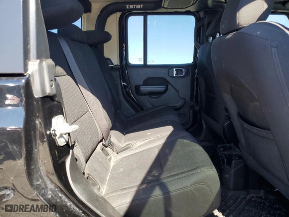 2021 Jeep Gladiator Sport S with VIN 1C6JJTAG5ML606050, listed as a Copart auction lot 45221215 with 43,529 mi miles and Salvage Title. Bid and sale history available at carsss.com. Image 10.