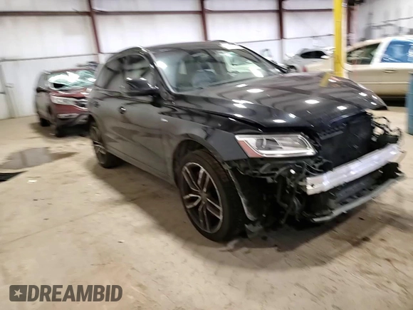 2017 Audi SQ5 Premium Plus with VIN WA1CCAFP7HA100322, listed as a Copart auction lot 45464645 with 65,793 mi miles and Salvage title. Bid and sale history available at DreamBid. Image 15.