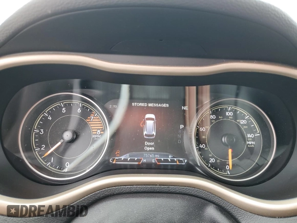 2018 Jeep Cherokee Limited z VIN 1C4PJMDX0JD551193, wystawiony jako Copart lot #56247475 z przebiegiem 75 745 mil mil oraz Szkoda całkowita • Salvage title. Historia ofert i sprzedaży dostępna na DreamBid. Obrazek 9.