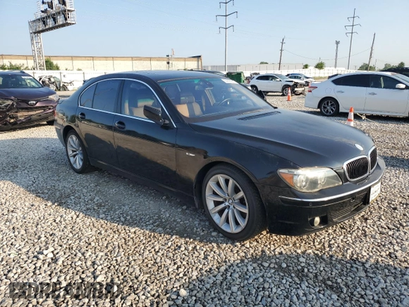 2008 BMW 7 Series 750i with VIN WBAHL83548DT14316, listed as a Copart auction lot 63606925 with 164,543 mi miles and Clean title. Bid and sale history available at DreamBid. Image 4.