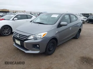 2022 Mitsubishi Mirage ES with VIN ML32FUFJXNHF07193, listed as a IAAI auction lot 42173895 with 23,863 mi miles and . Bid and sale history available at DreamBid. Image 2.
